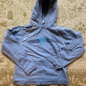 VTG Y2K breakdown butterfly hoodie
